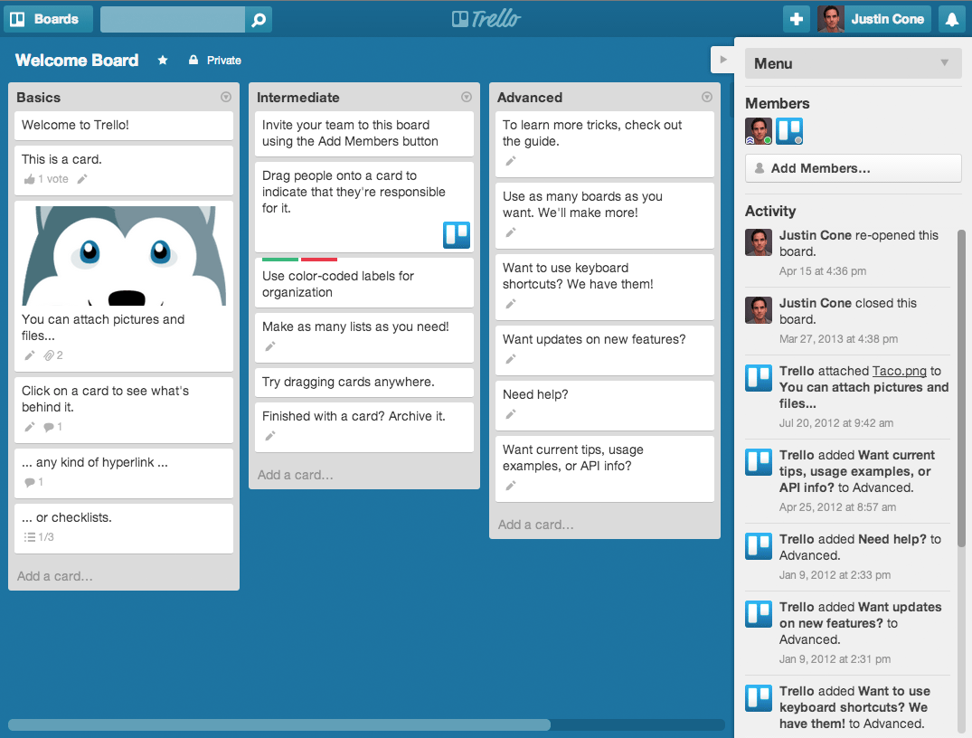 Trello Workload Management Tool